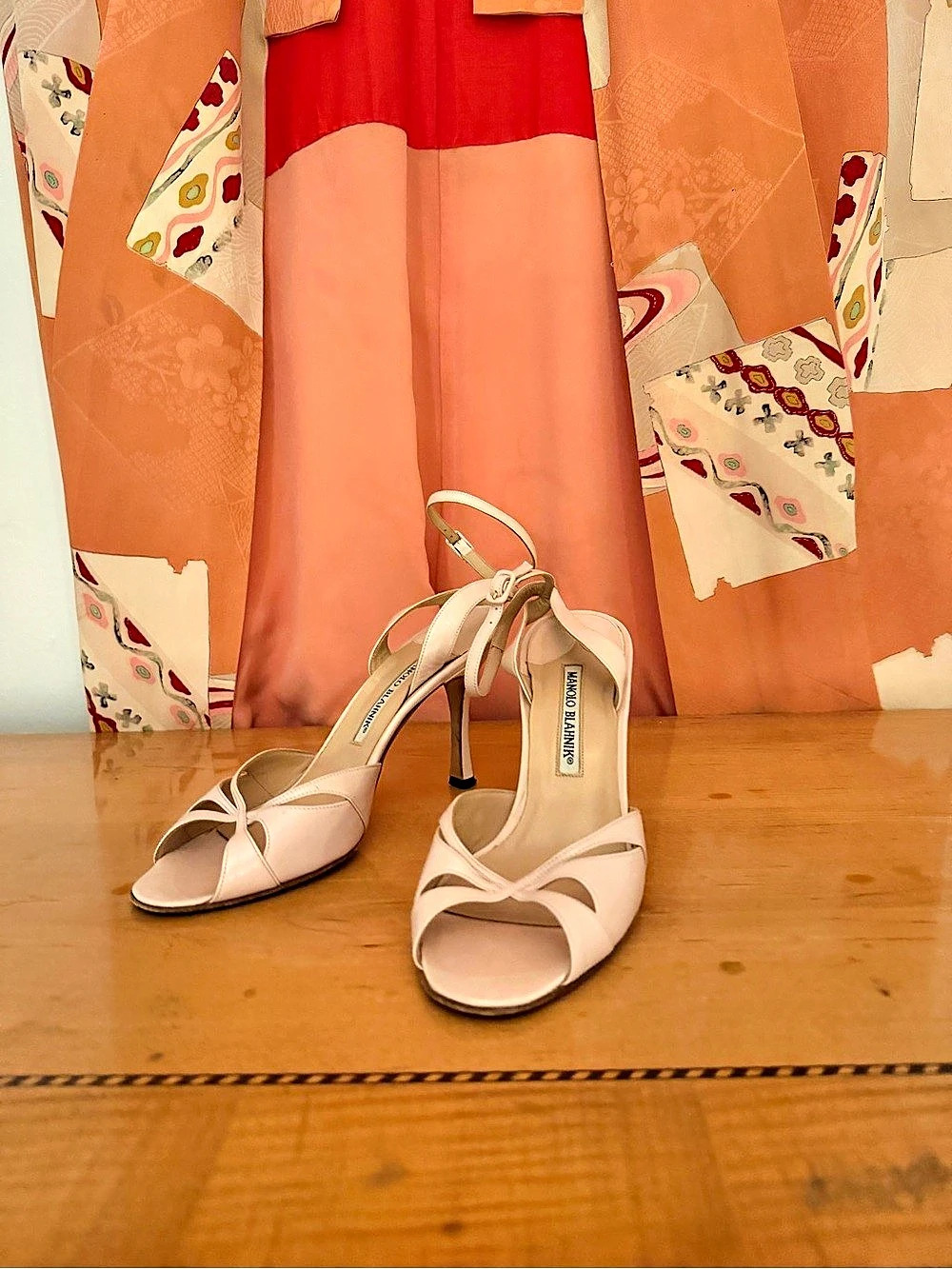 Manolo Blahnik Heels in Light Pink